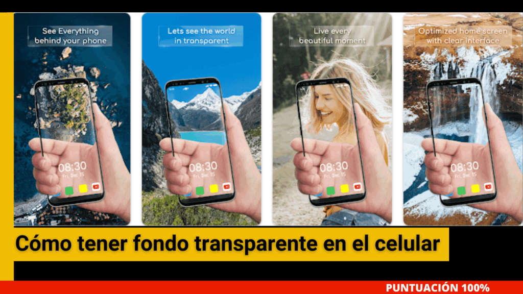 Cómo tener fondo transparente en el celular